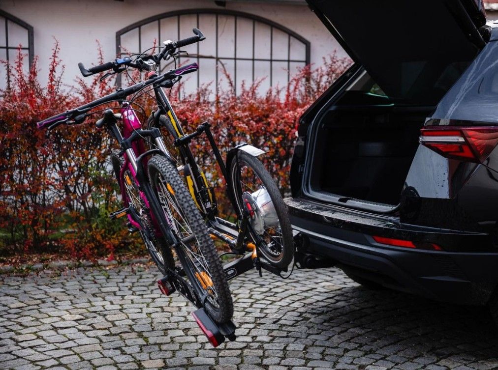 Náhled produktu - TMK FLY Footbike 02 pro 2 koloběžky (skládací) ORANGE + vak