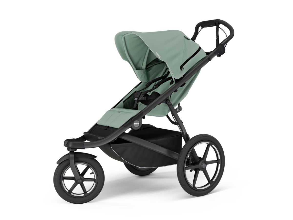 Náhled produktu - Thule Urban Glide 3 M. Green + korba + pláštěnka + moskytiéra + madlo + plášt. korba + moskyt. korba