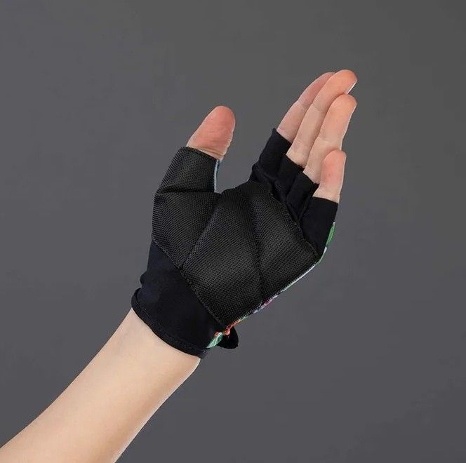 Náhled produktu - Cyklistické rukavice pro děti Cool Kids Plameňák - S
