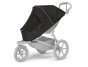 Thule Urban Glide 3 Black - Magnetic Buckle  + pláštěnka + moskytiéra + madlo