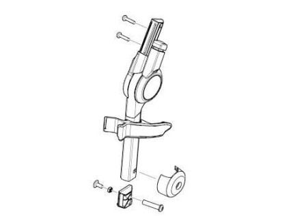 Rear frame left - Thule Chariot 2 55243