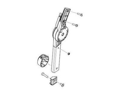 Rear frame right - Thule Chariot 2 55244