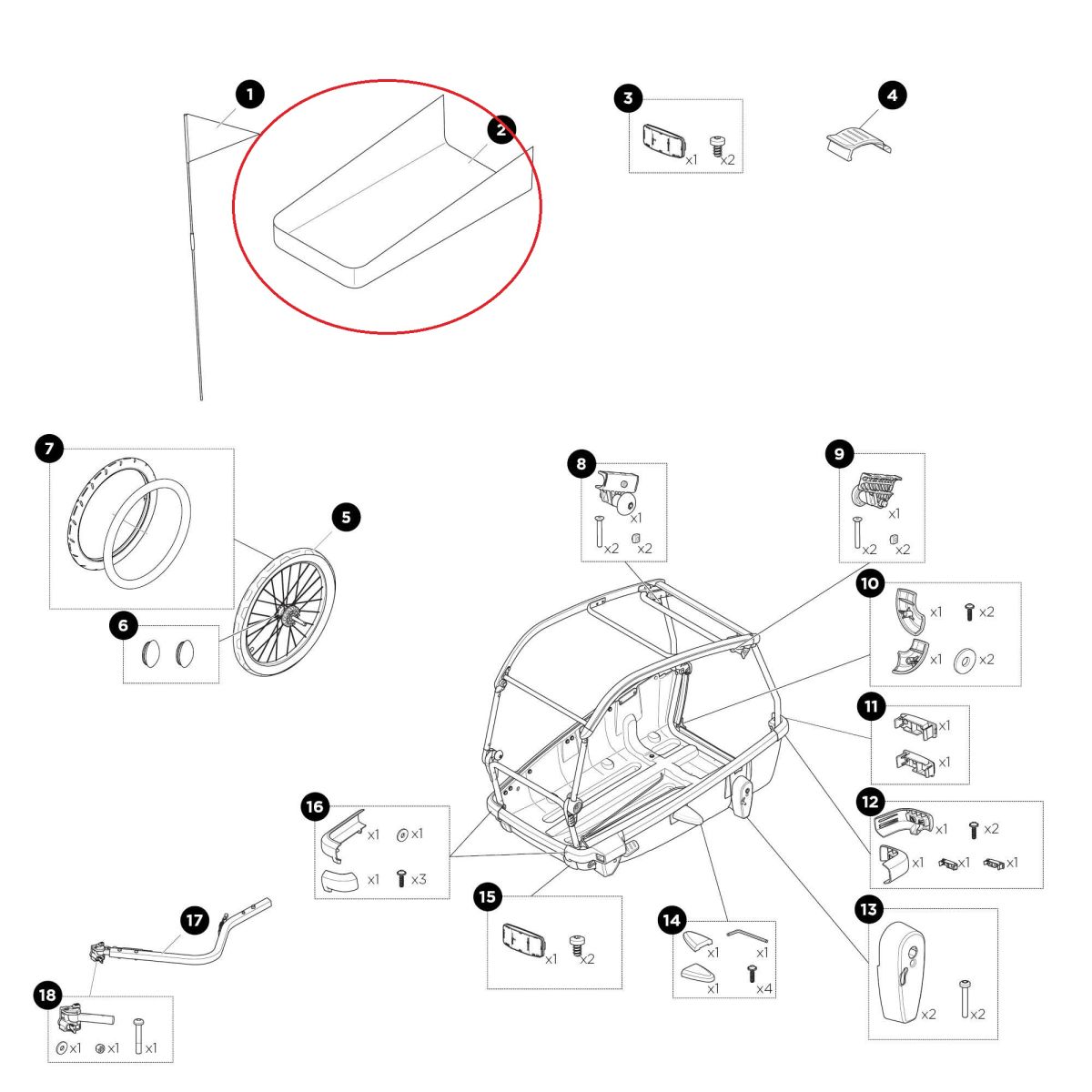 Náhled produktu - Thule Bexey - Floor large 55445