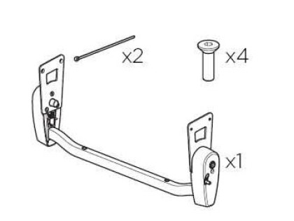 Thule Bexey - Axle rear wheels medium 55458