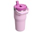 STANLEY Termoláhev s integrovanou slámkou The IceFlow™ Flip Straw 2.0 Tumbler 600 ml/20oz Cherry Blo