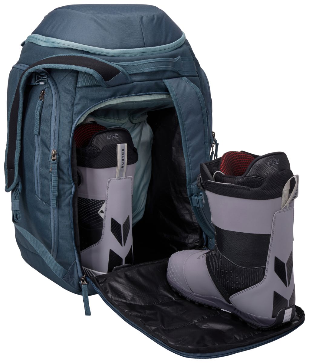 Náhled produktu - Thule RoundTrip - batoh na snowboardové a lyžařské boty, 60 l Dark Slate