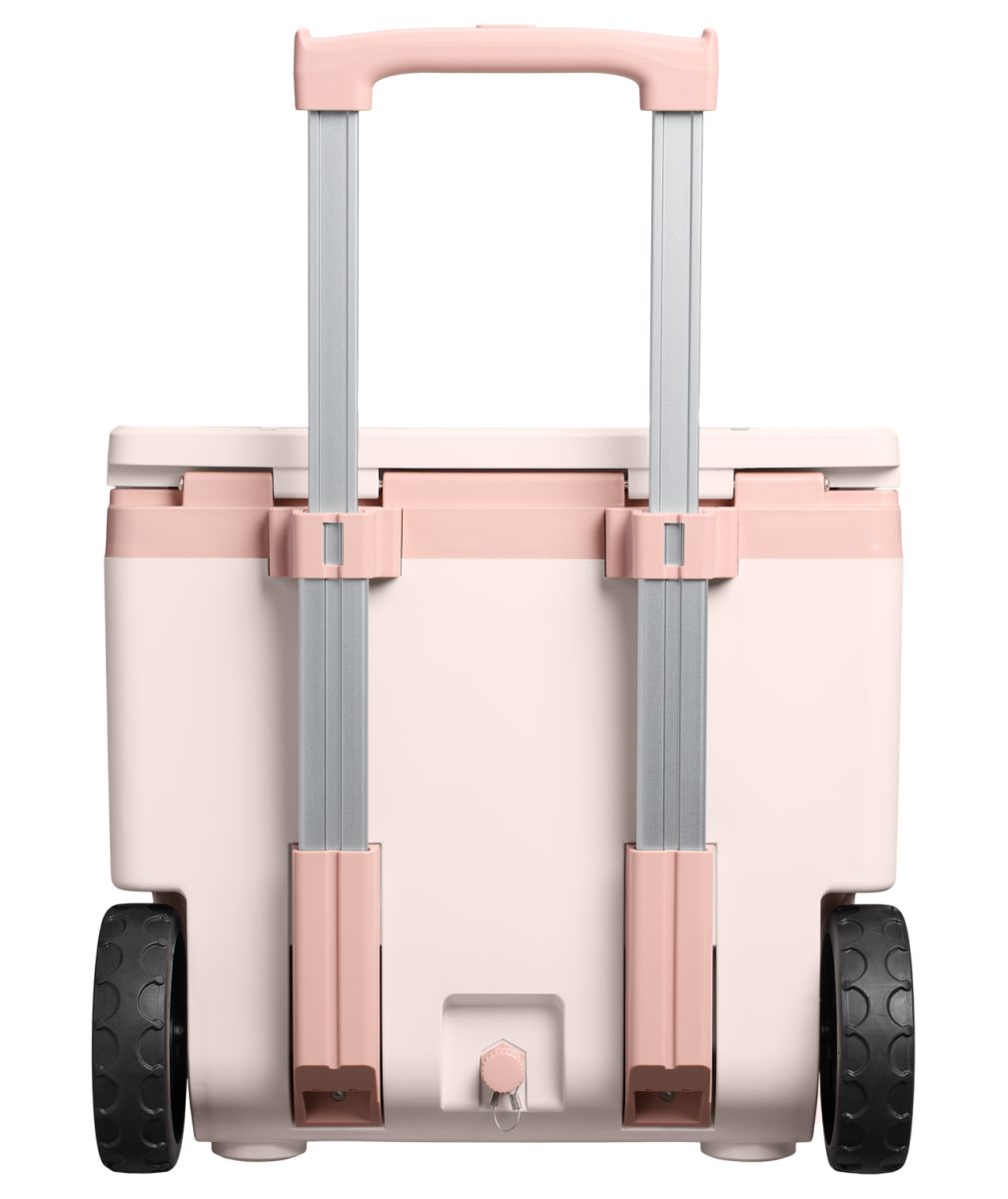 Náhled produktu - STANLEY Pasivní chladící box The Easy-Carry Outdoor Wheeled Cooler 50QT Rose Quartz