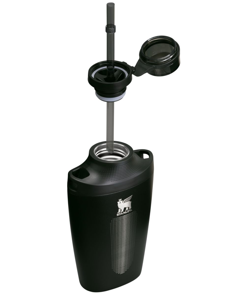 Náhled produktu - STANLEY Láhev/čutora na popruhu The Stanley Cross Bottle 680 ml/23oz Black