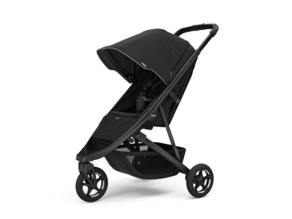 Thule Spring 2 - kompaktní městský kočárek Black + DOPRAVA ZDARMA