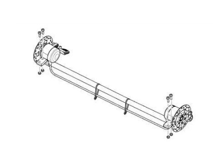 Thule Chariot Sport 2 - Double - Axle rear disc brake 55266