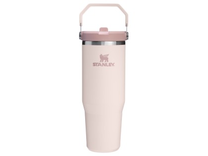 STANLEY Termoláhev s integrovanou slámkou The IceFlow™ Flip Straw 2.0 Tumbler 890 ml/30oz Rose Quart