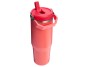 STANLEY Termoláhev s integrovanou slámkou The IceFlow™ Flip Straw 2.0 Tumbler 890 ml/30oz Hot Coral