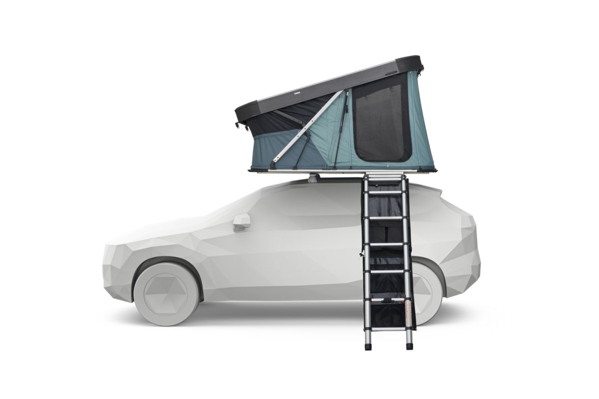 Náhled produktu - Autostan Thule Widesky - skořepinový stan pro 2 osoby, Dark Slate