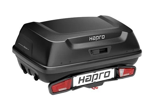 Náhled produktu - Zadní box Hapro Boxer M Hexagon Black +Hapro Boxer platform