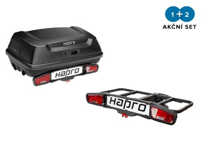 Zadní box Hapro Boxer M Hexagon Black +Hapro Boxer platform + DOPRAVA ZDARMA