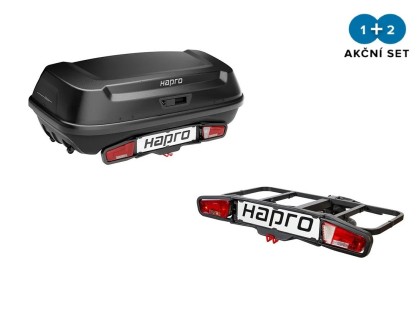 Zadní box Hapro Boxer L Hexagon Black +Hapro Boxer platform + DOPRAVA ZDARMA