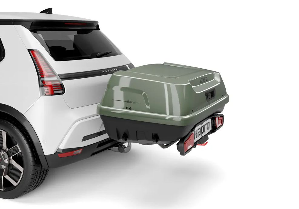 Náhled produktu - Zadní box Hapro Boxer L Sage Green Metalic +Hapro Boxer platform