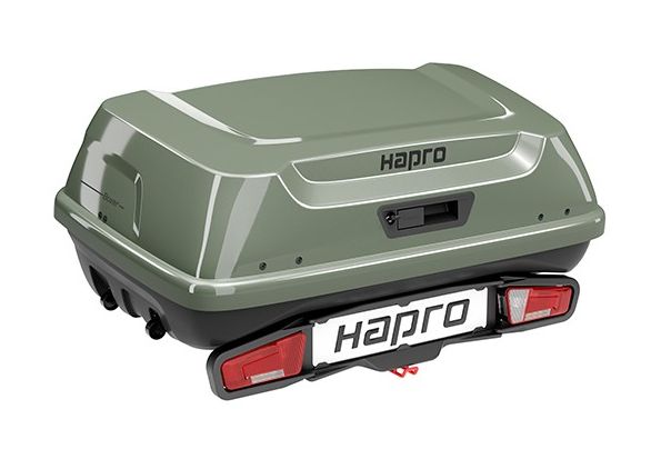 Náhled produktu - Zadní box Hapro Boxer M Sage Green Metalic +Hapro Boxer platform