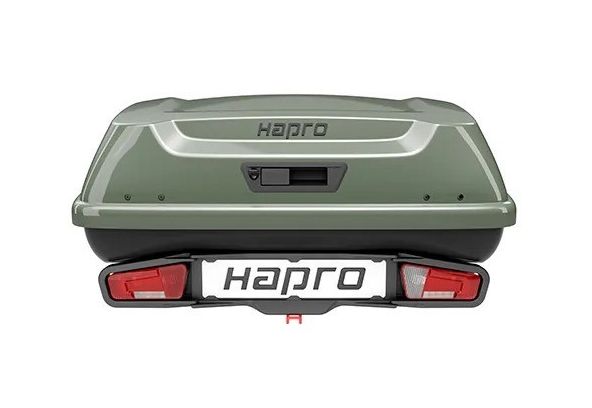 Náhled produktu - Zadní box Hapro Boxer M Sage Green Metalic +Hapro Boxer platform