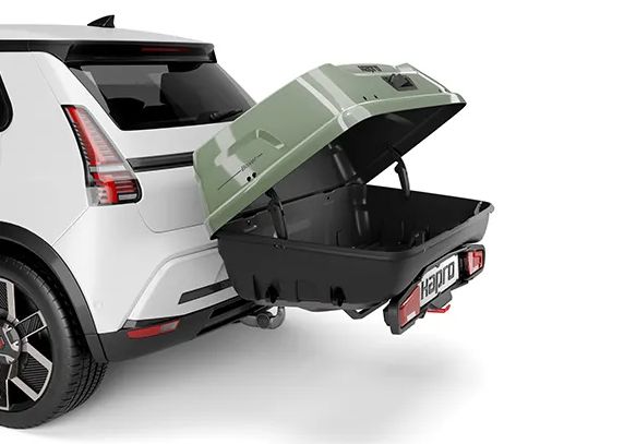 Náhled produktu - Zadní box Hapro Boxer M Sage Green Metalic +Hapro Boxer platform