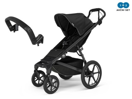 Thule Urban Glide 3 Black 4-Wheel MB + madlo + DOPRAVA ZDARMA