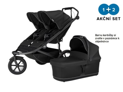 Thule Urban Glide 3 Double Black MB + hluboká korba NEW + DOPRAVA ZDARMA
