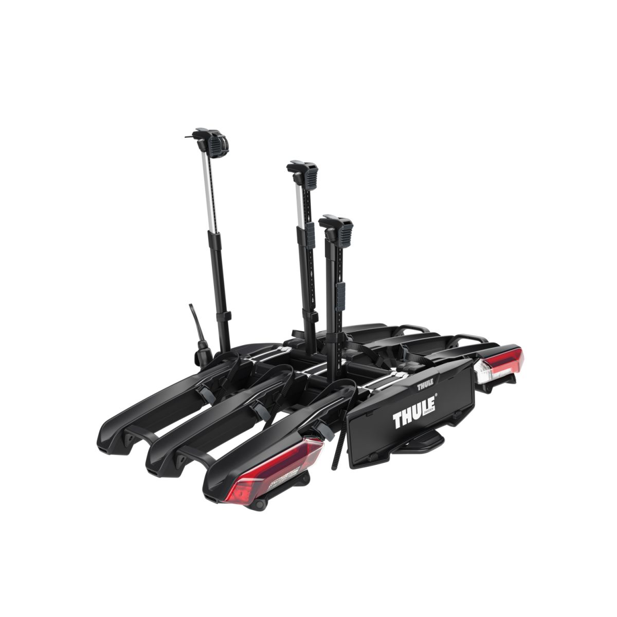 Náhled produktu - Thule Epos ParkSecure 3bike s parkovacími senzory + box Thule Santu + taška 9793