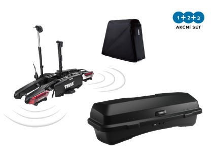 Thule Epos ParkSecure 2bike s parkovacími senzory + box Thule Santu + taška 9786 + DOPRAVA ZDARMA