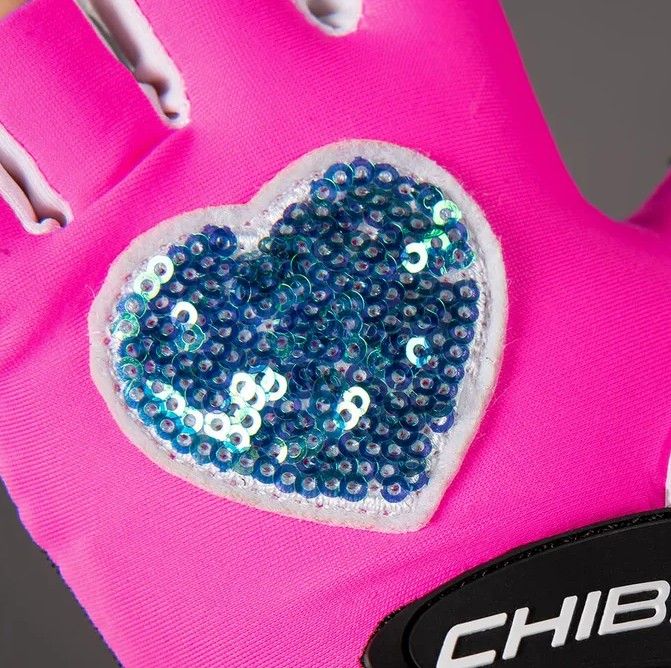Náhled produktu - Cyklistické rukavice pro děti COOL KIDS Srdce - S