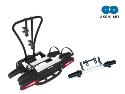 Nosič kol na tažné zařízení Yakima JustClick EVO 2 + adaptér na 3.kolo + DOPRAVA ZDARMA