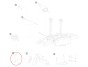 Thule Metal arm connection XT handle Hercules coupling 55695