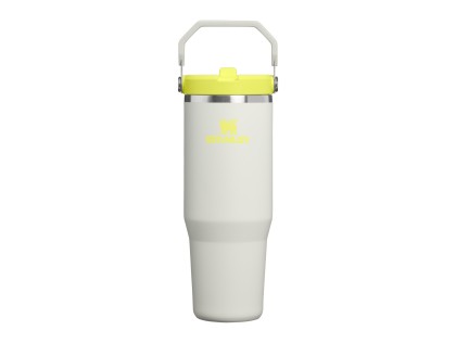 STANLEY Termoláhev s integrovanou slámkou The IceFlow™ Flip Straw 2.0 Tumbler 890 ml/30oz Pale Stone