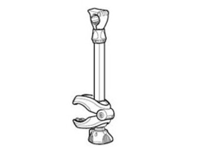 Bike Arm 302 mm 30 torque knob - střední black