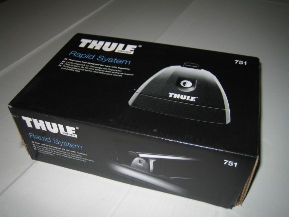 Náhled produktu - Thule patky 751 (4ks) pro auta s pevnými montážními body