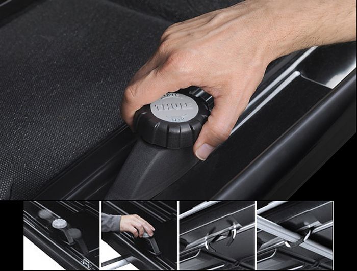 Náhled produktu - Thule střešní box Touring 600 černý lesklý