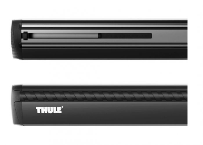 Náhled produktu - Thule nosič 753 WingBar tyče ČERNÉ (1 tyč-kulatá střecha)+(1 tyč-rovná střecha)