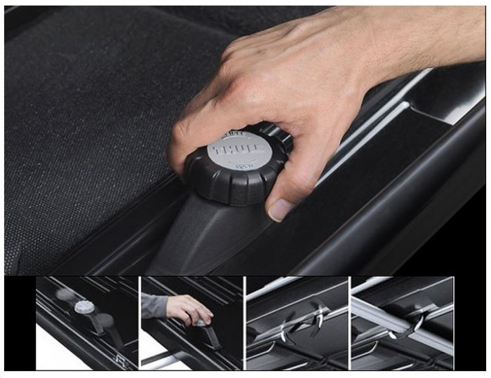 Náhled produktu - Thule střešní box Touring 600 Aeroskin antracit - sport
